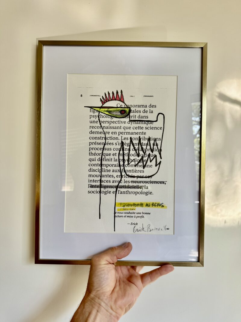 Tirage dédicacé à la main par Erick BOITEL, numéroté et limité à 100 exemplaires – Image 4