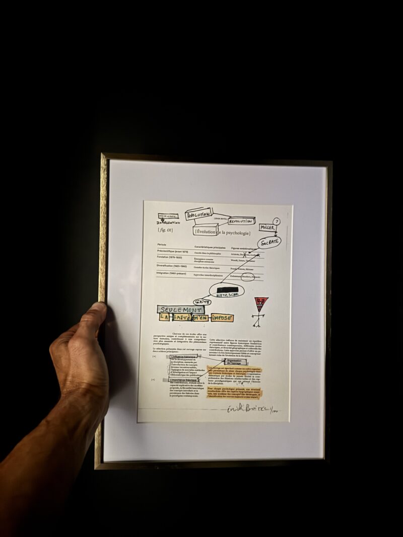 Tirage dédicacé à la main par Erick BOITEL, numéroté et limité à 100 exemplaires – Image 2